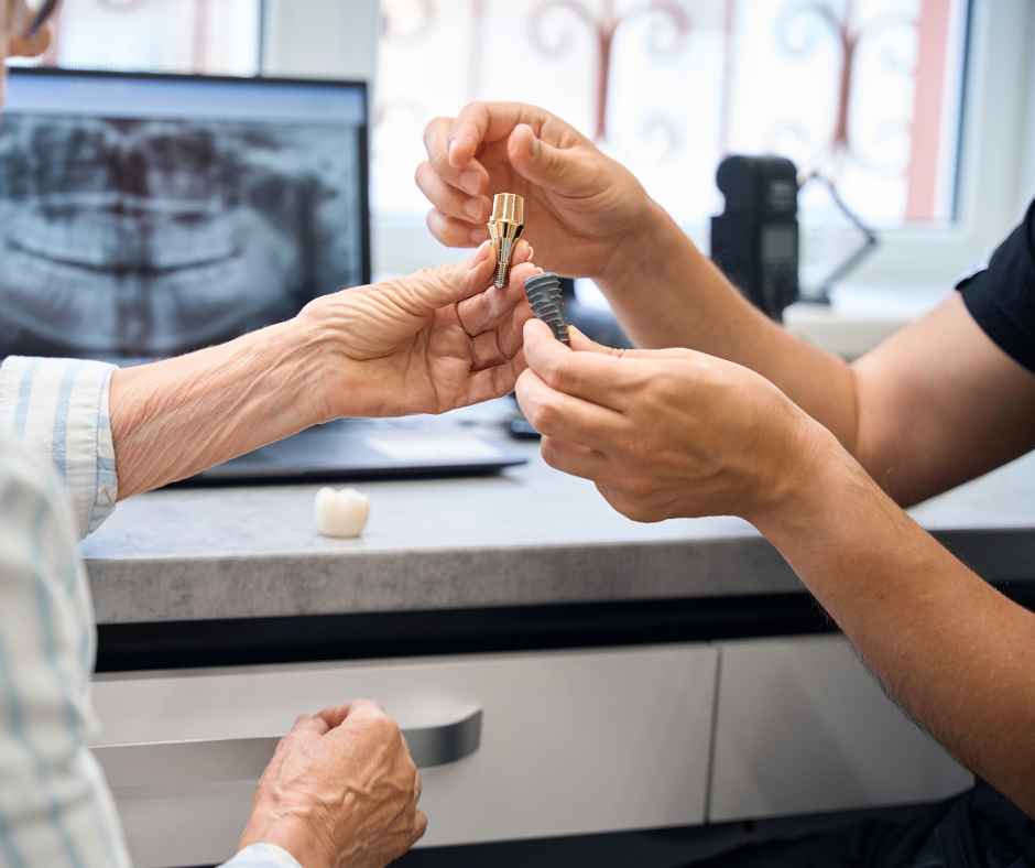 Dental implant consultation and X-rays