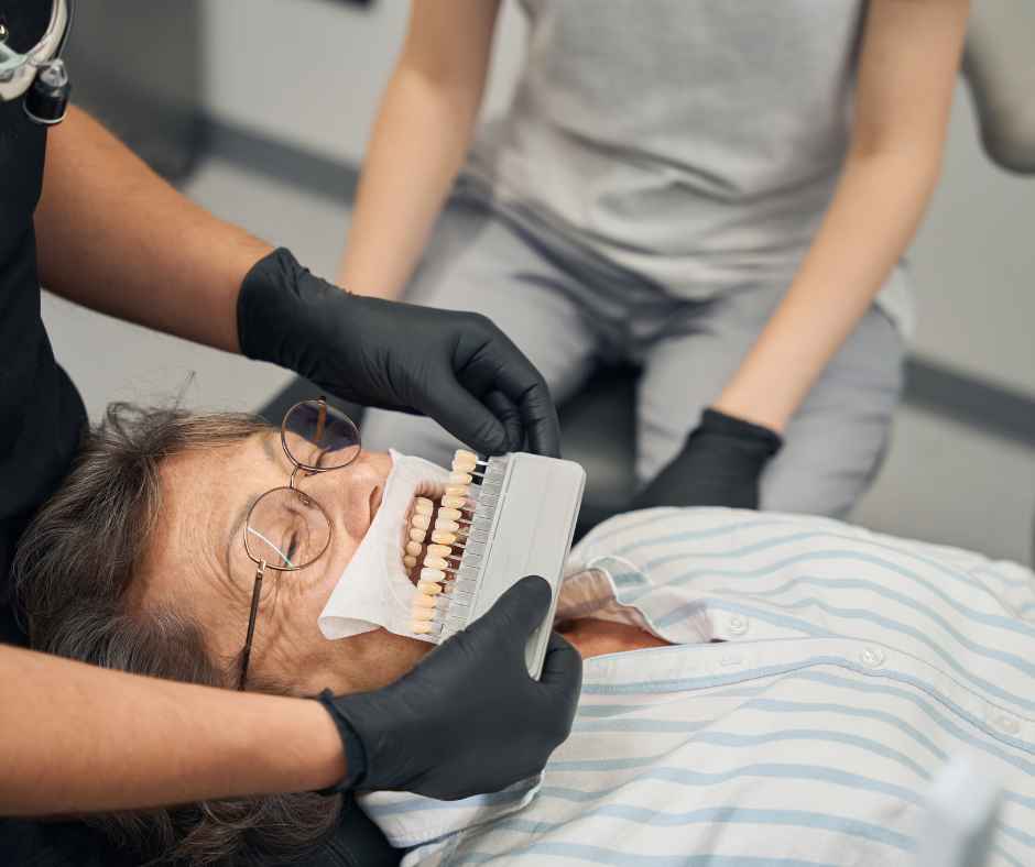 Implant crown restoration process